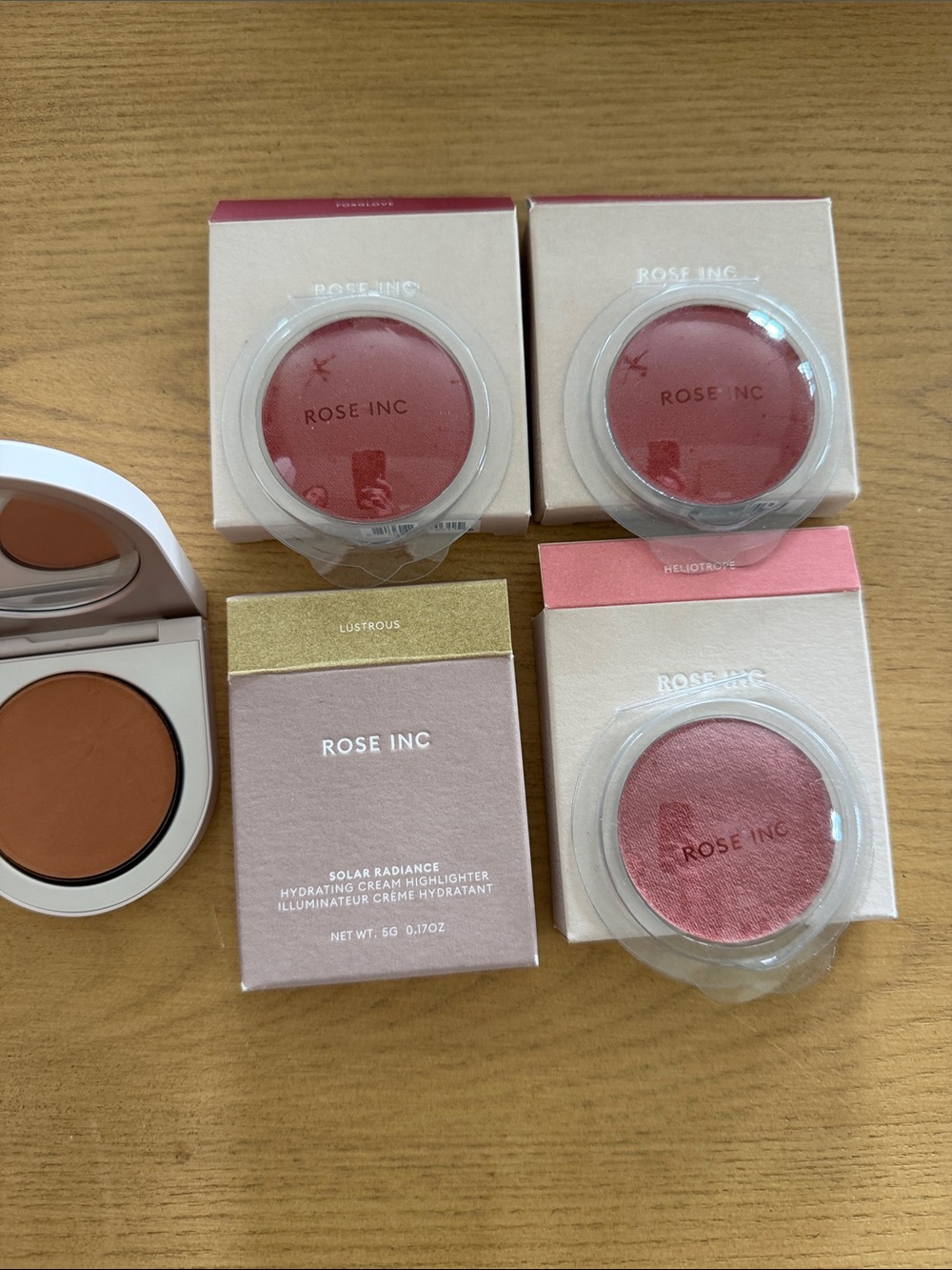 Rose Inc Highlighter and Blush Bundle New in Packaging